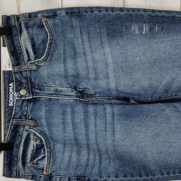Sonoma Straight High Rise Vintage-Style Jeans, Size 8 - Picture 2 of 14